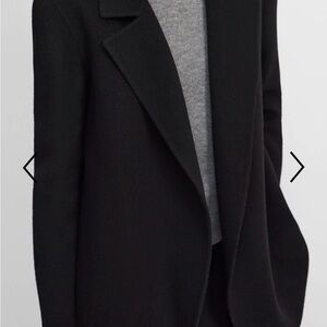 Theory Clairene Double Face Wool Cashmere Coat Size Small